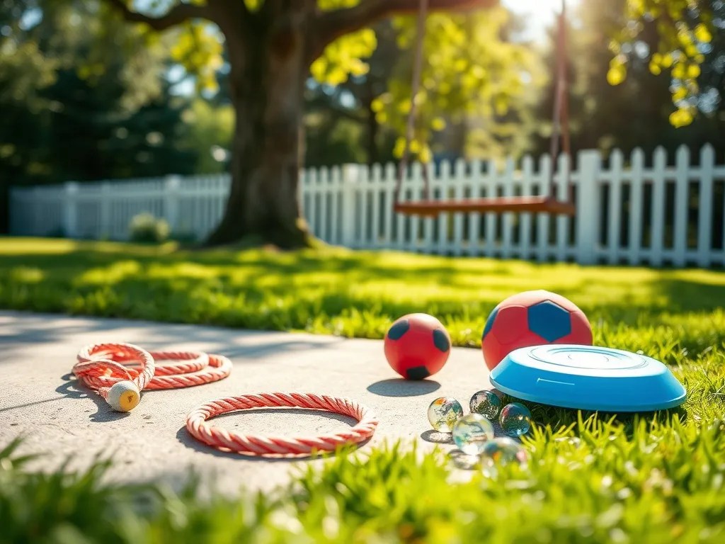 W jakie gry gra się na podwórku?